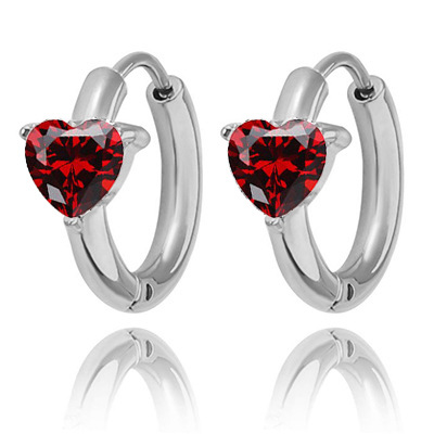 Steel red zircon