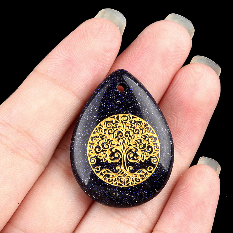 11 Blue Goldstone