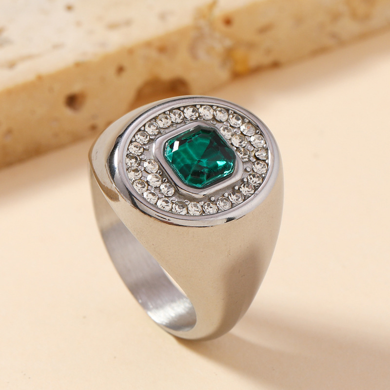 Steel color ( emerald ) US Size #6