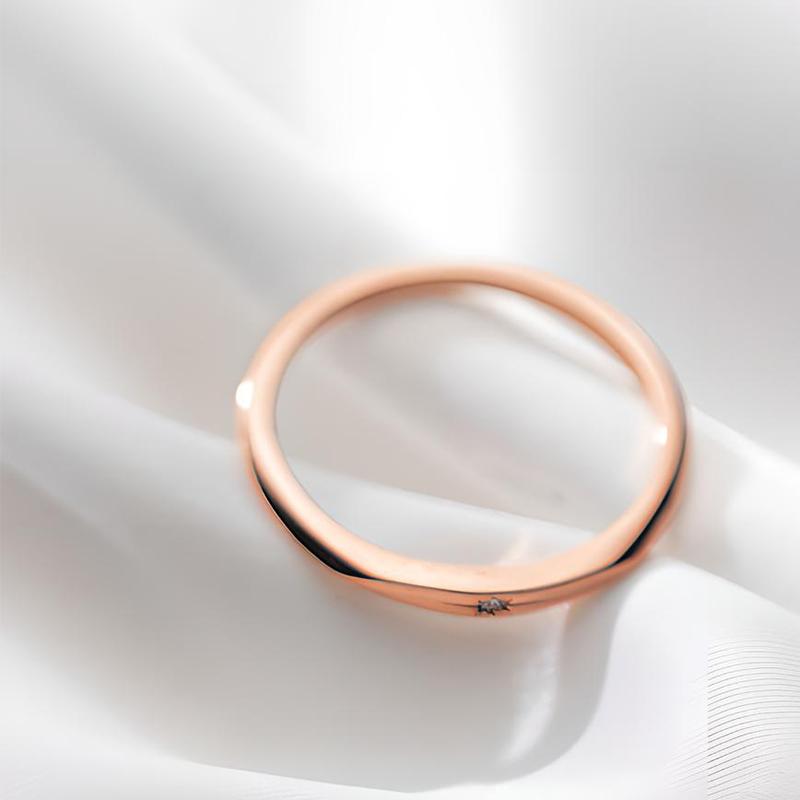 rose gold color plated US Size #5