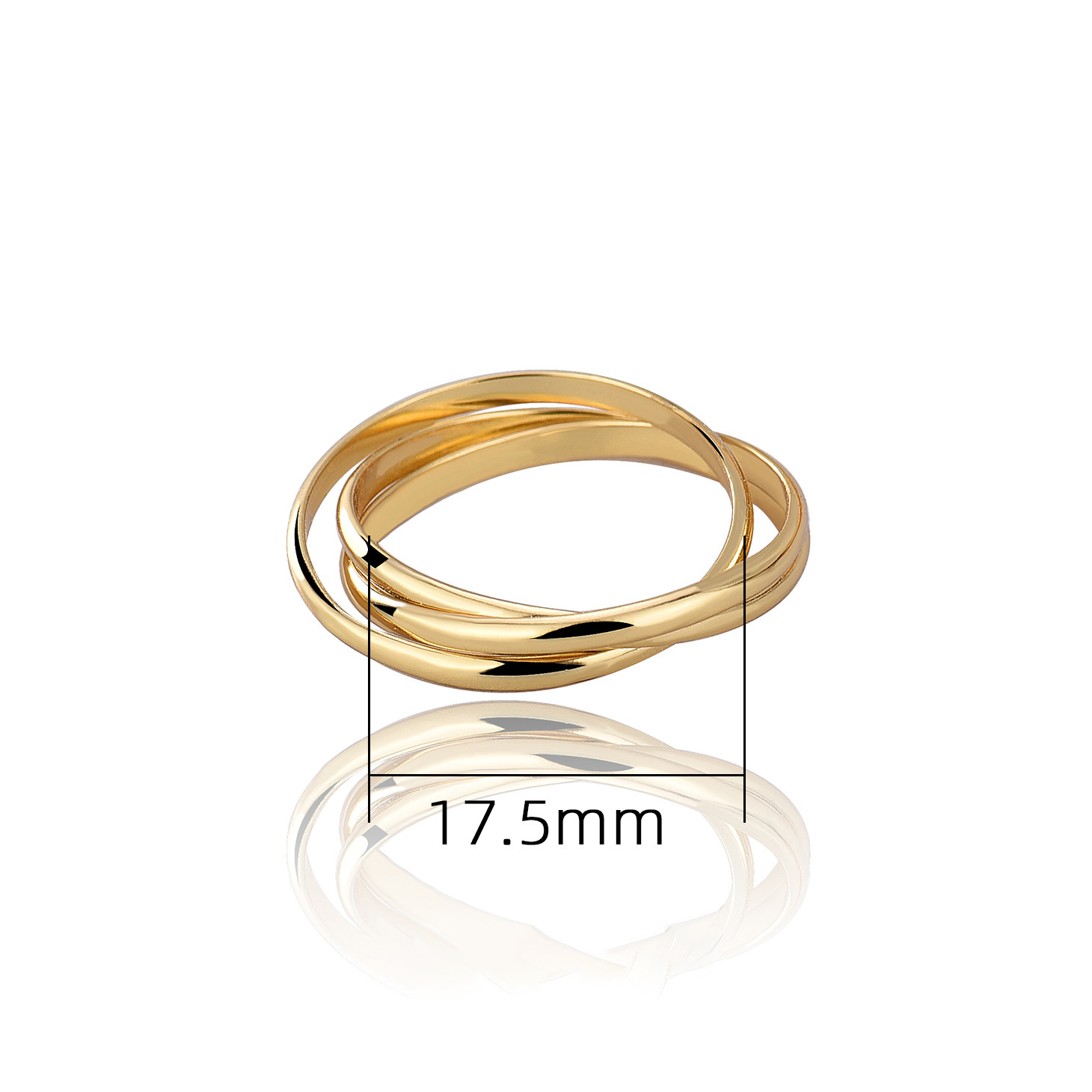 4:18K yellow gold -16#