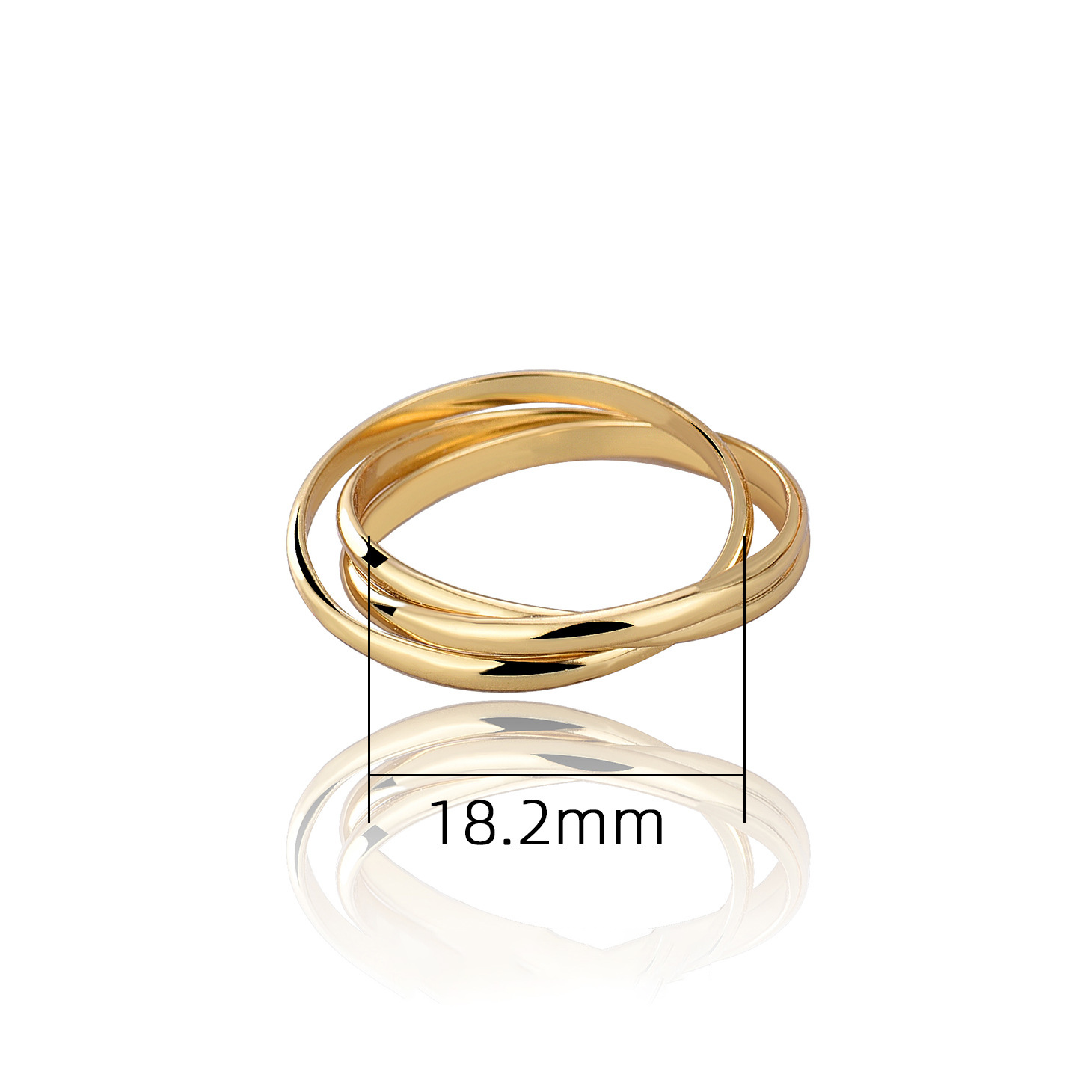 6:18K yellow gold -18#