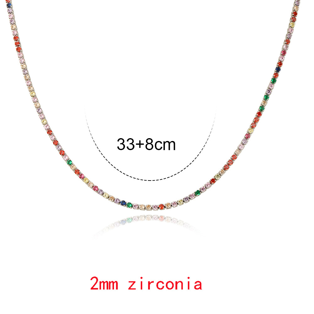 5:2mm color diamond - white gold