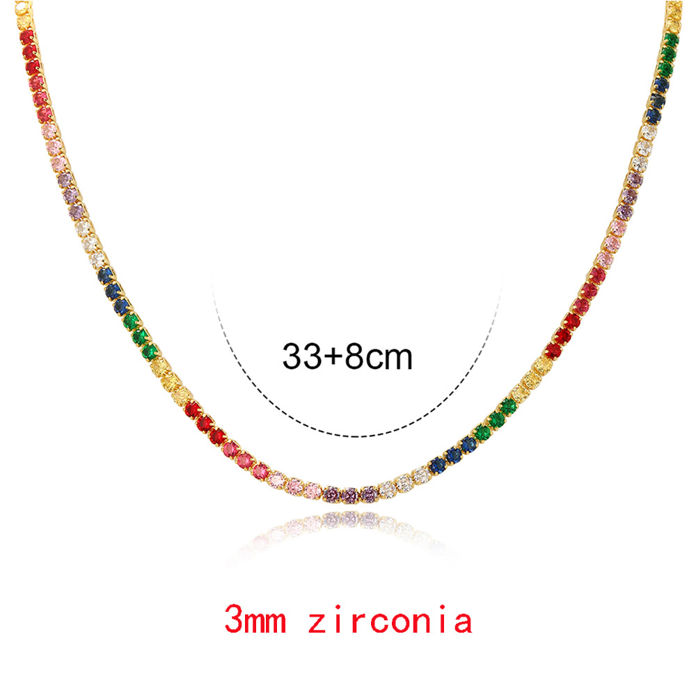 6:3mm positioning colored diamond - Gold