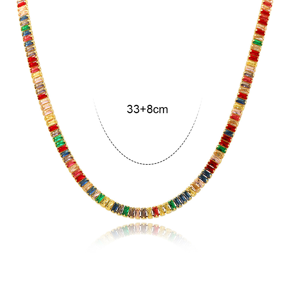 12:5*2.5mm horizontal colored diamond - Gold