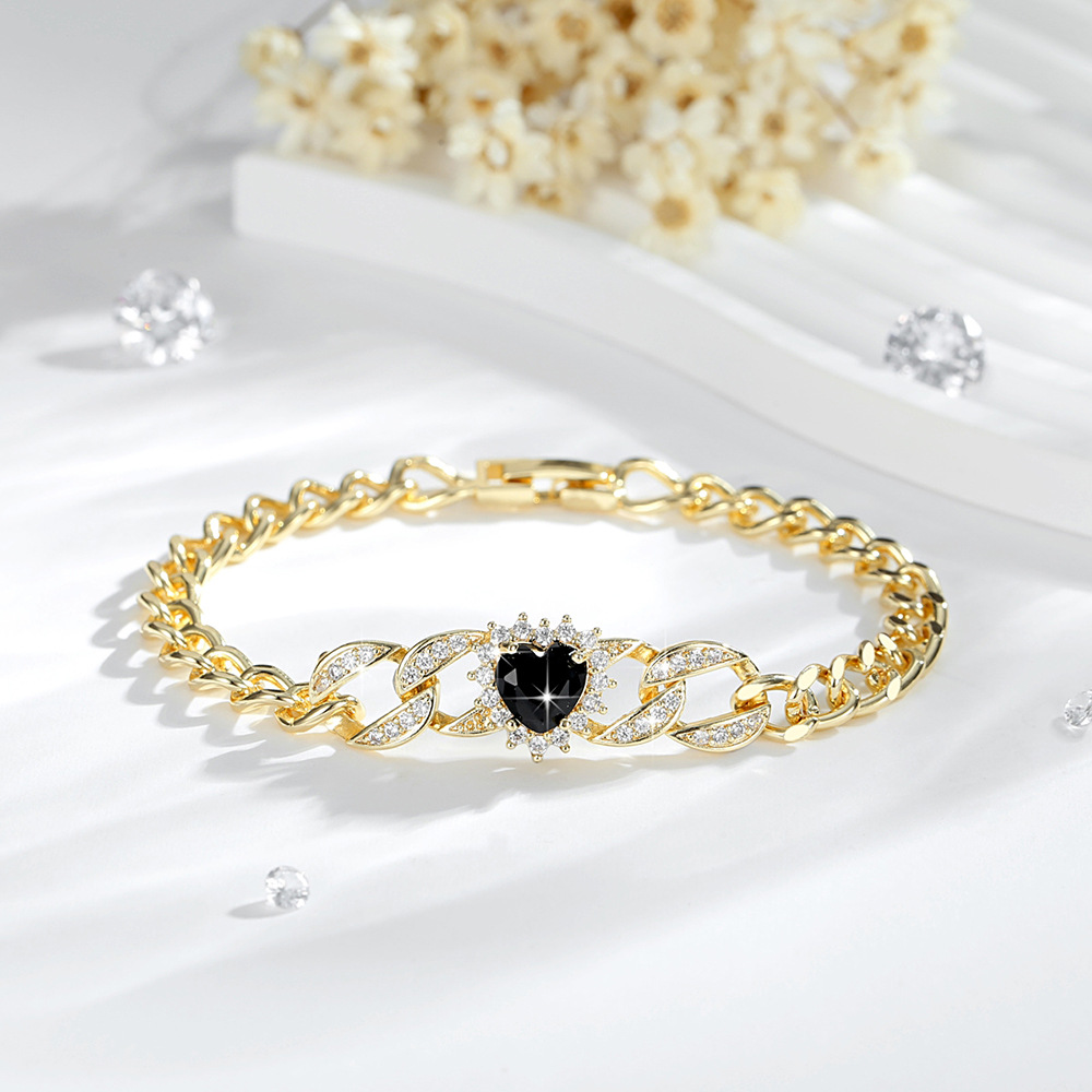 Gold black zircon