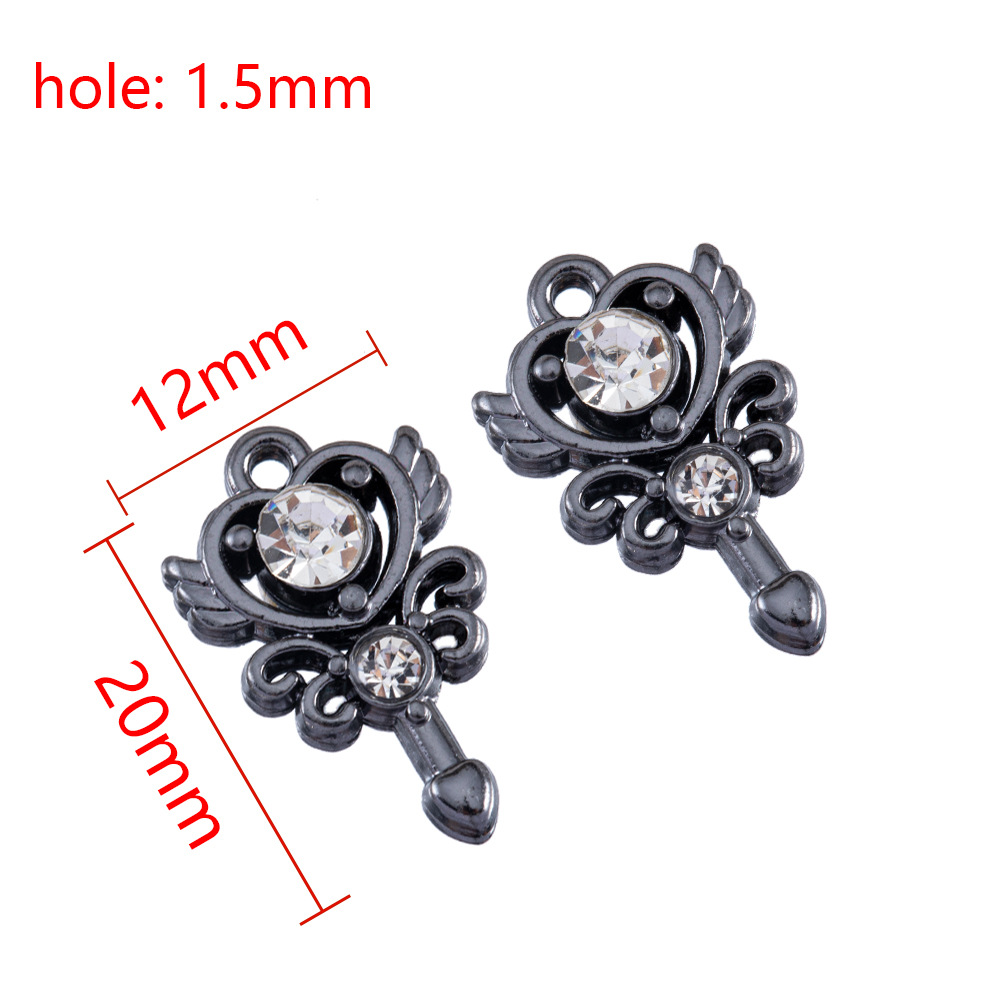 plumbum black - clear color rhinestone