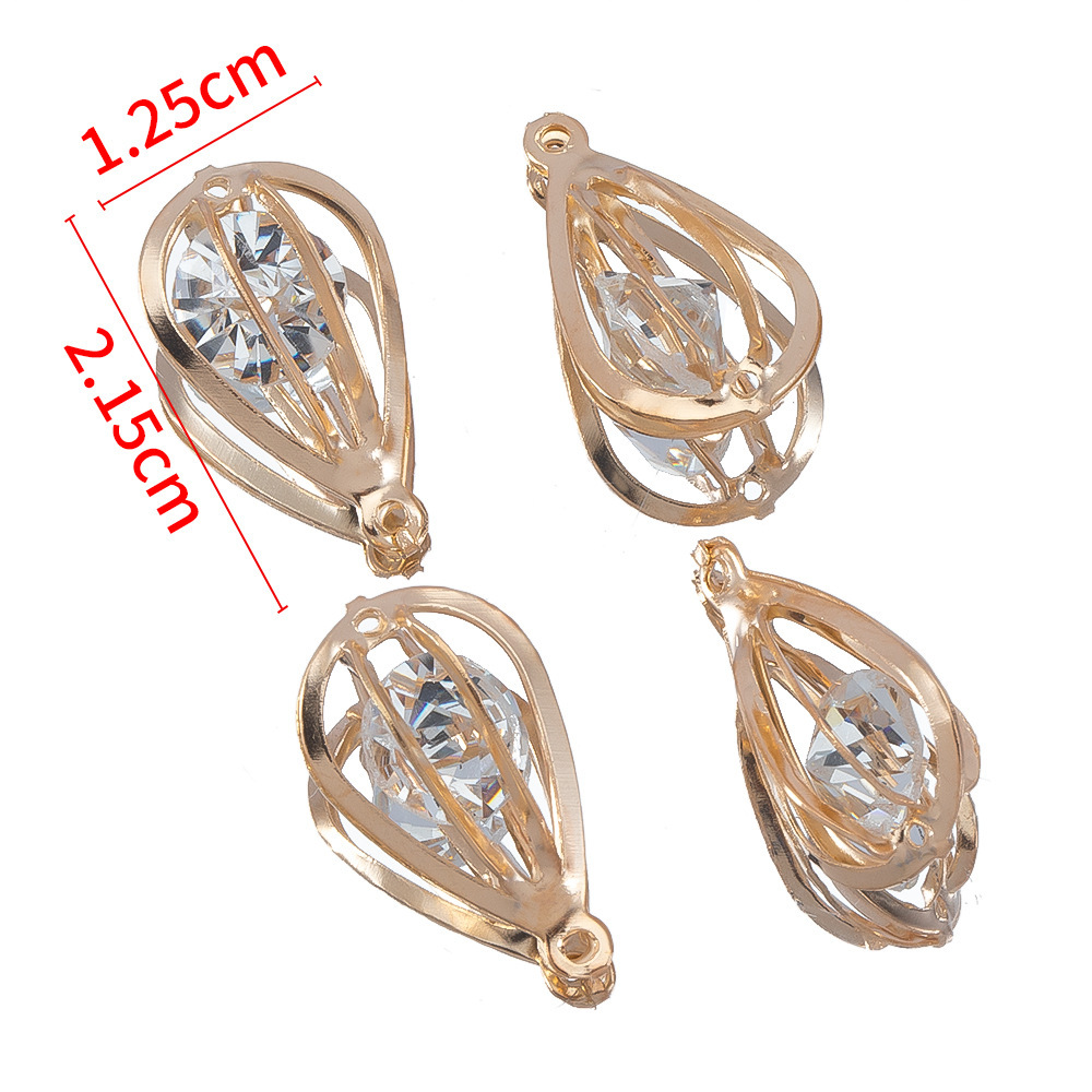 1:Water drop shape 1.25*2.15cm