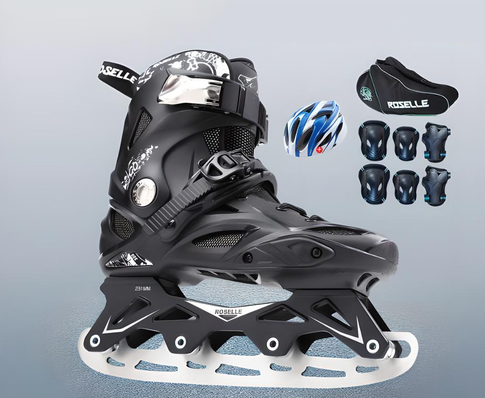 Black Ice Blade   Backpack   Armor   Helmet     8 Wheels Pack