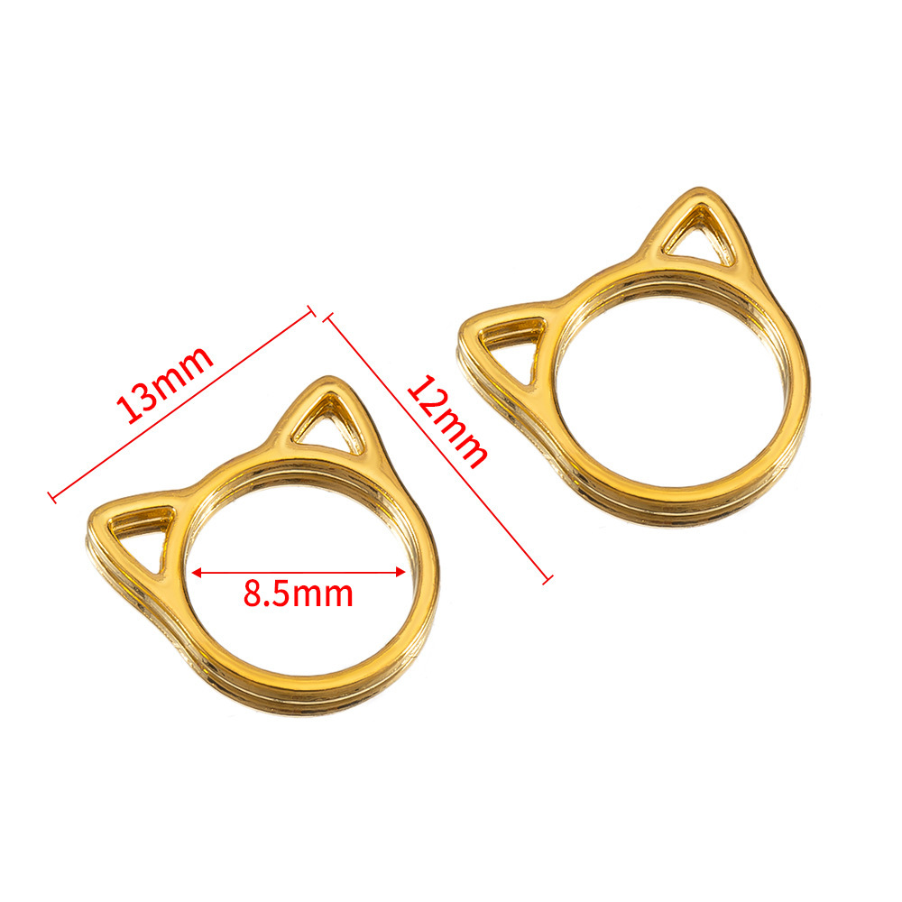 Small gold 12*12mm