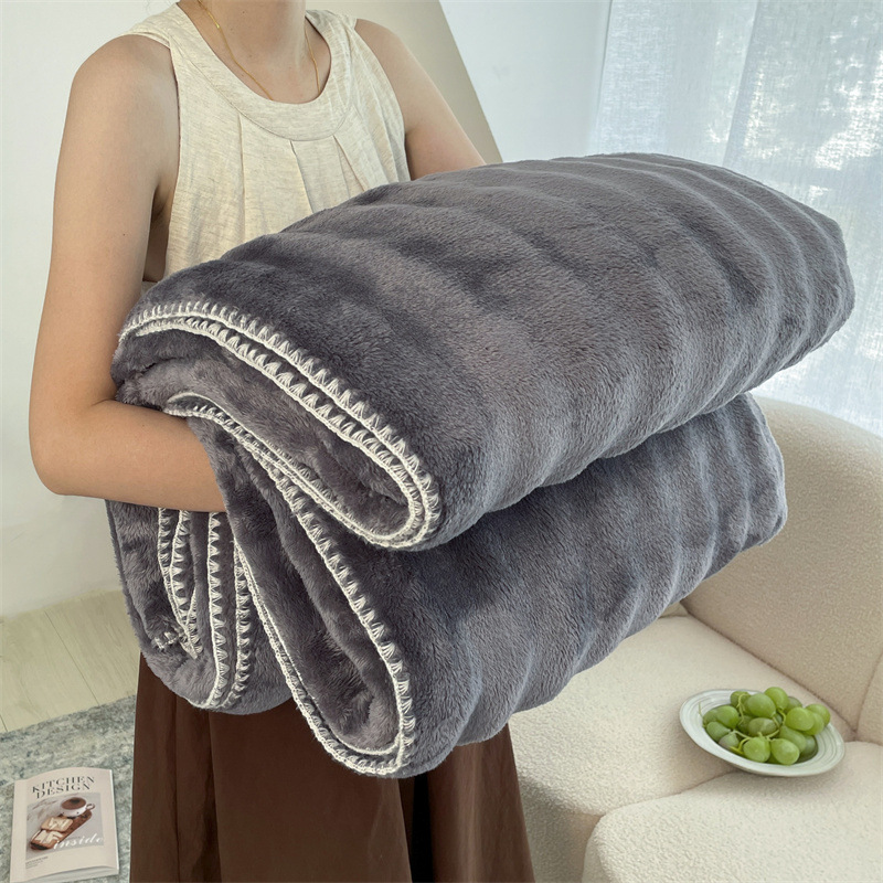 Bubble blanket. - Dark grey