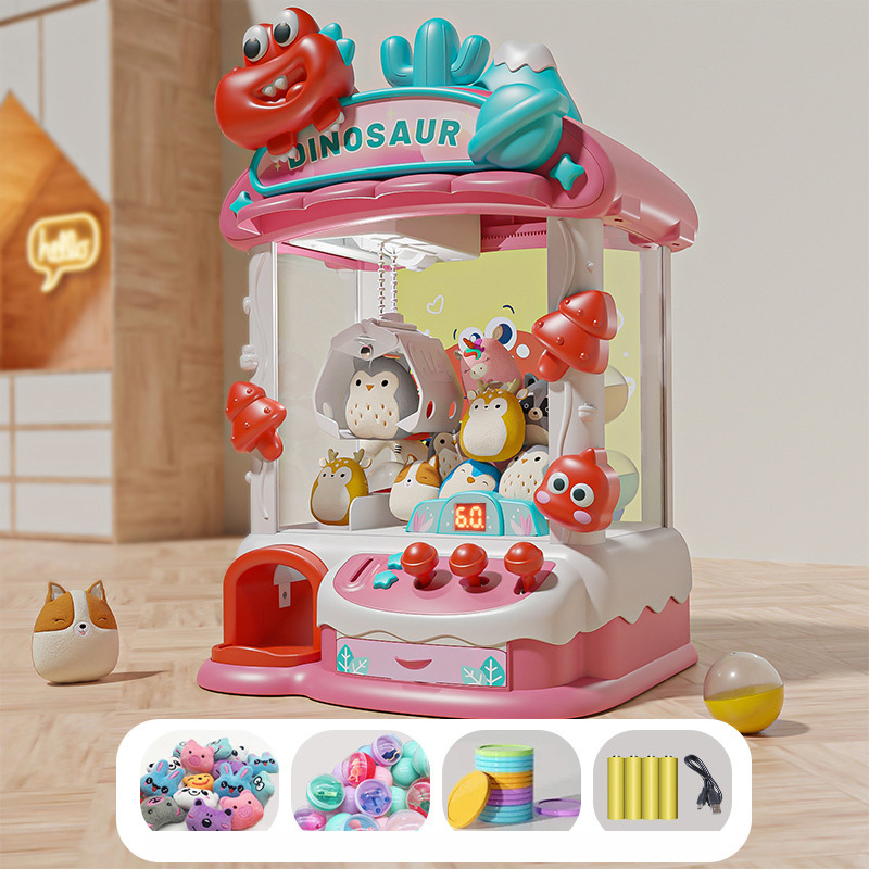 Crocodile doll machine pink