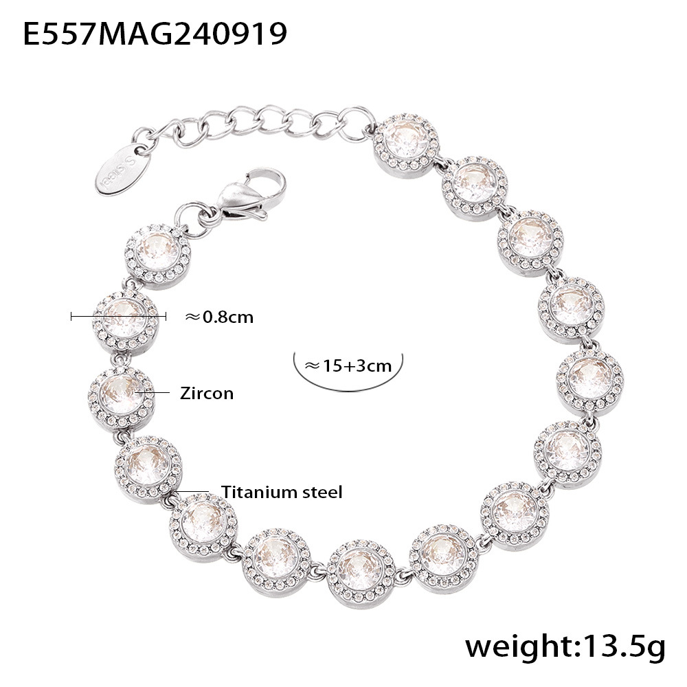 7:E557- Round steel white