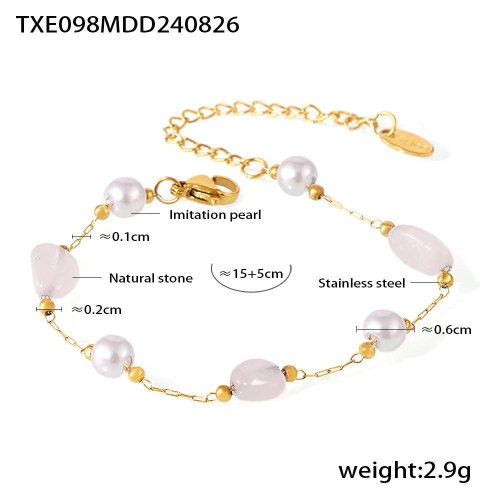 TXE098- White bracelet