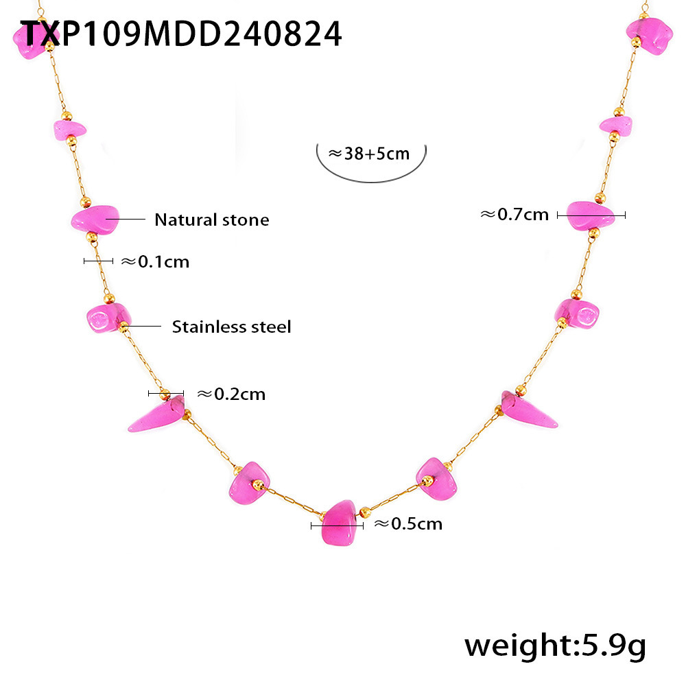 TXP109- Pink necklace以上翻译结果来自有