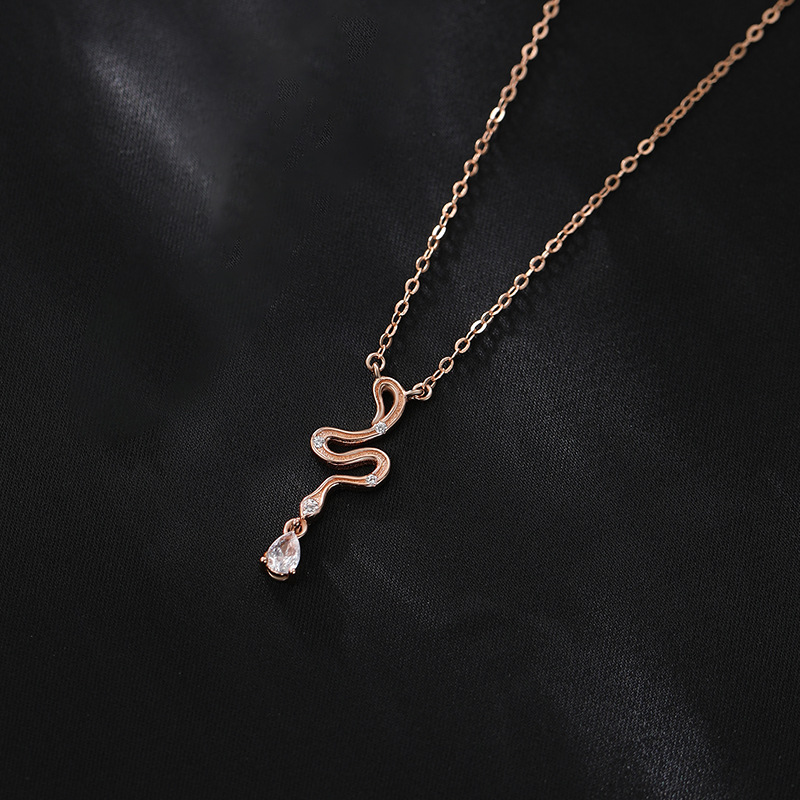 2 rose gold color plated