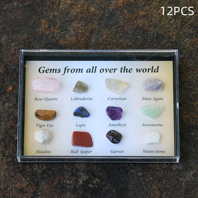 1:Twelve polished stones