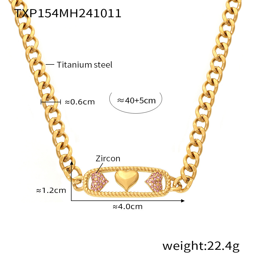 TXP154- Pink necklace