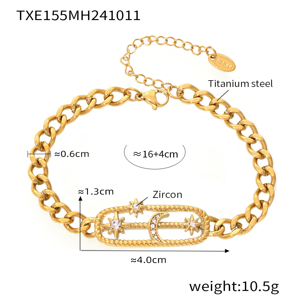 4:TXE155- Gold bracelet