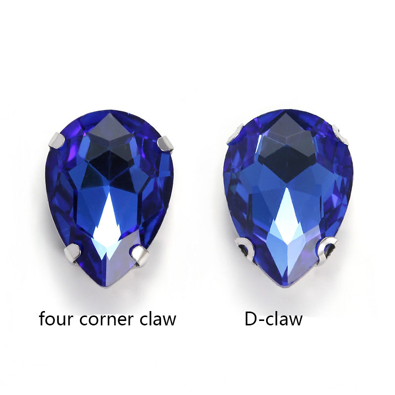 royal blue 20*30mm four corner claw