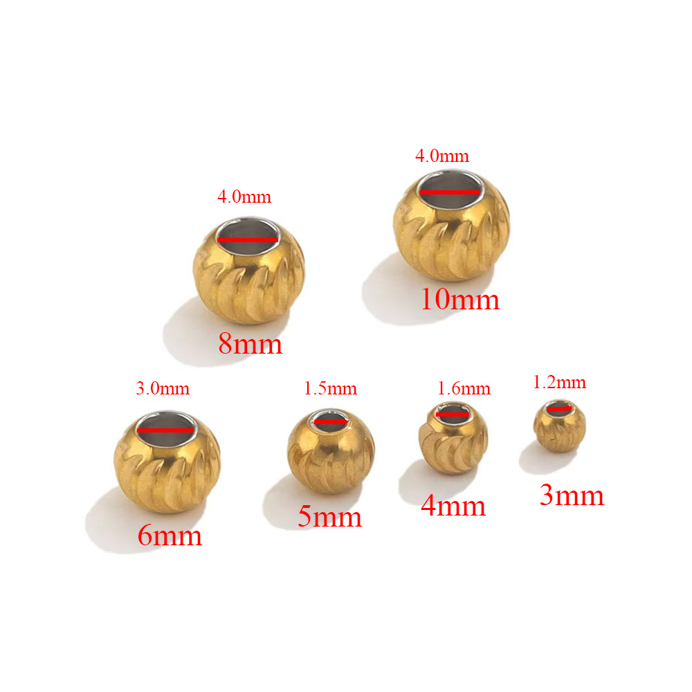 gold Width 3mm * Hole 1.2mm