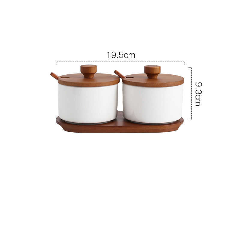 Two-piece set   Wooden spoon (bright white)