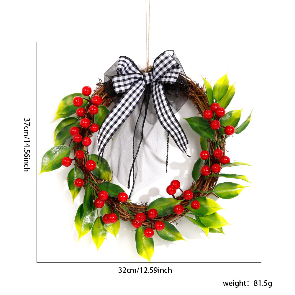 Red Plaid wreath