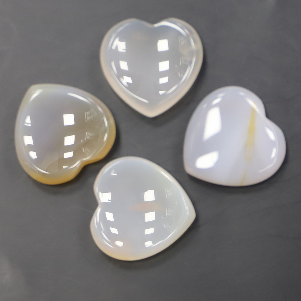 20 white agate