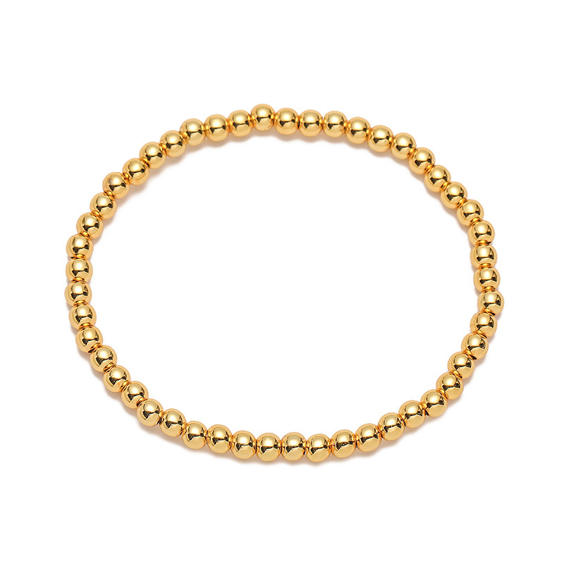 1 gold 4mm bracelet