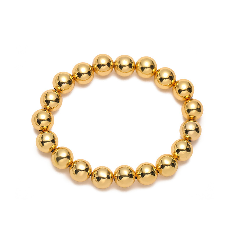 1 gold 10mm bracelet