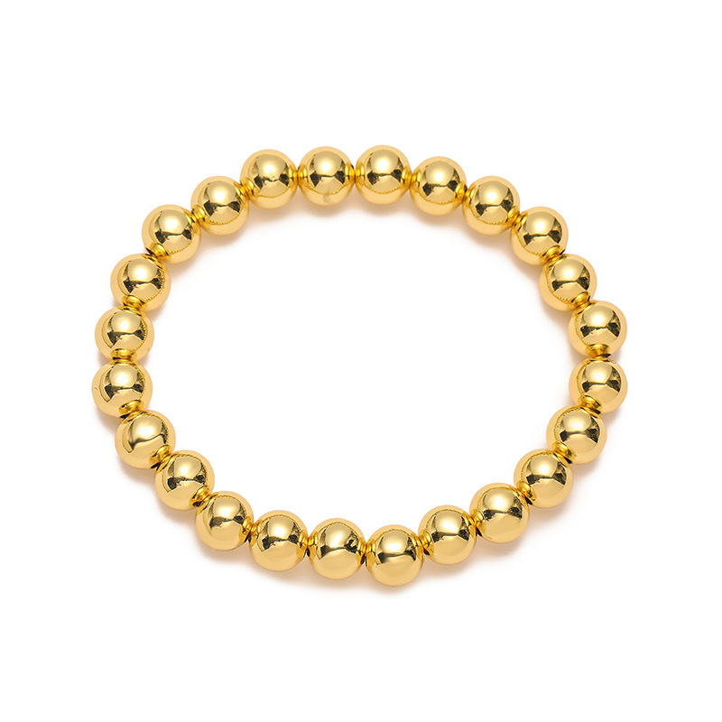 1 gold 8mm bracelet