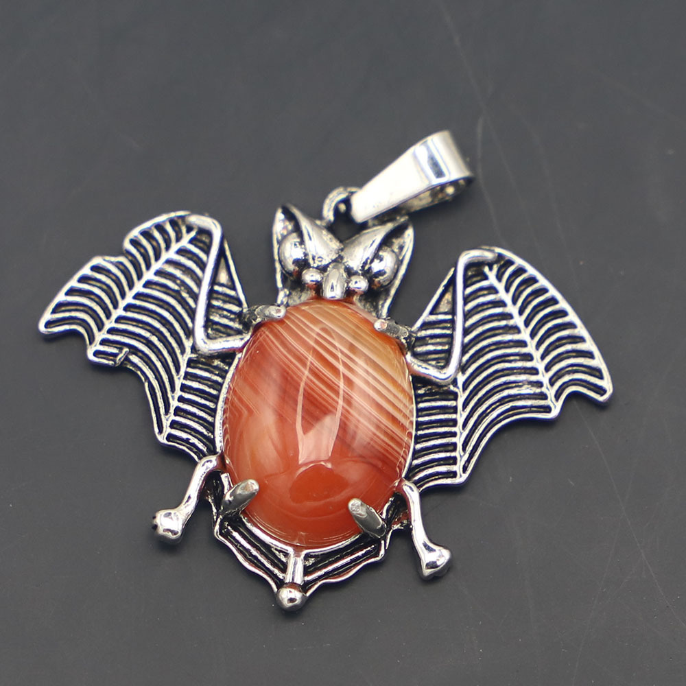 Striped red agate