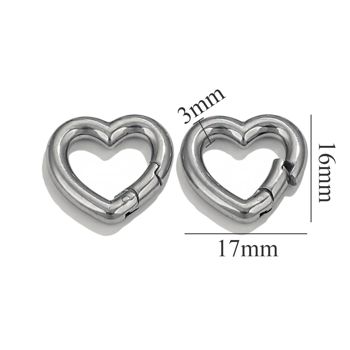 heart 17mm