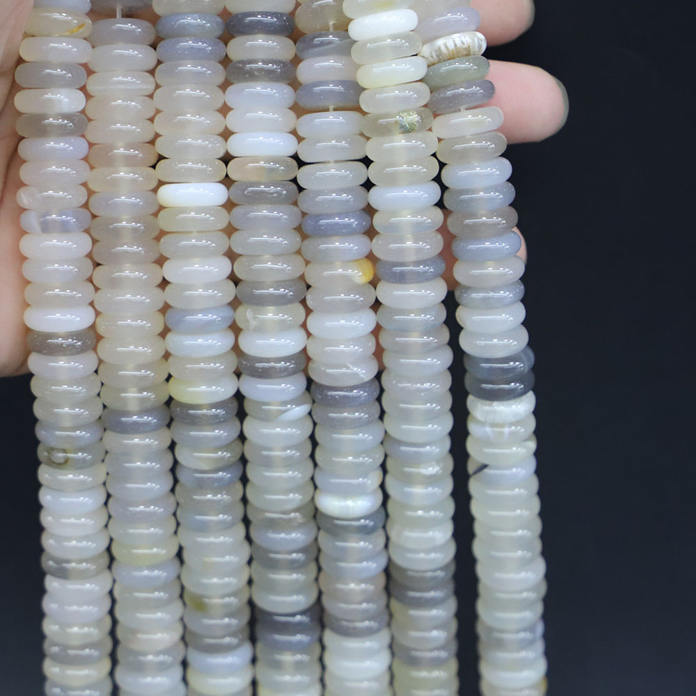 4 white agate