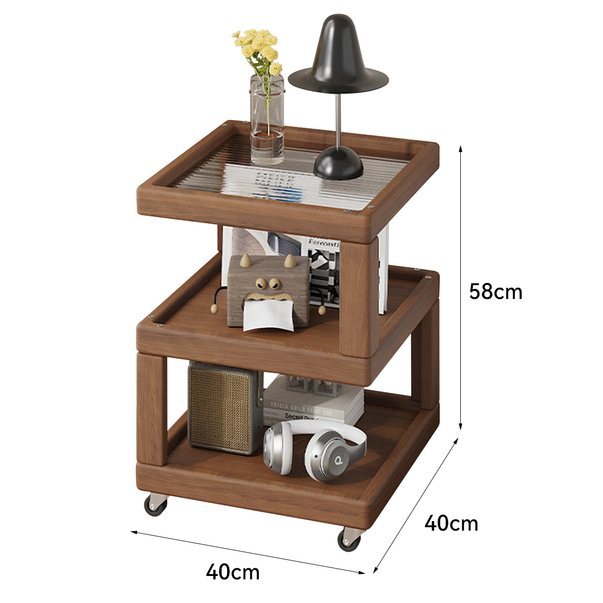 Walnut color - Large size 40cm