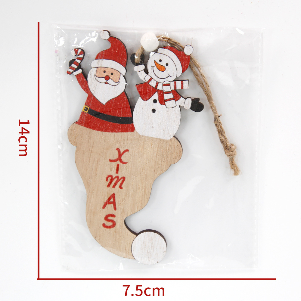 Santa snowman hat pendant