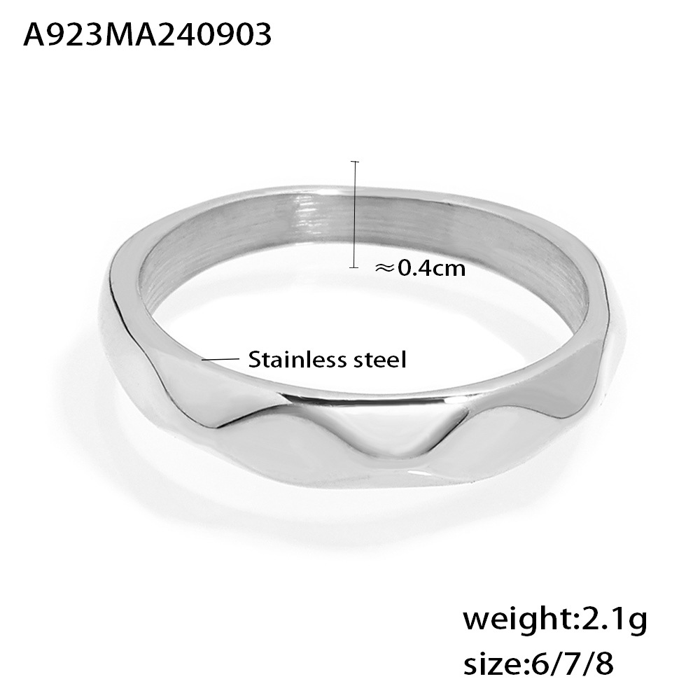 A923- Steel color US Size #6