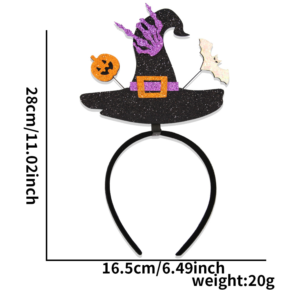 Pumpkin black witch hat