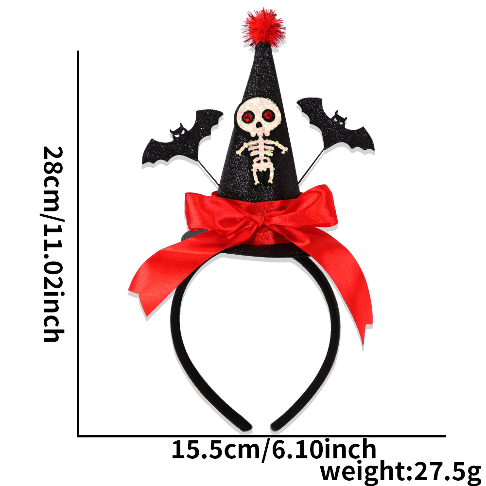 Bat fur ball three-dimensional witch hat