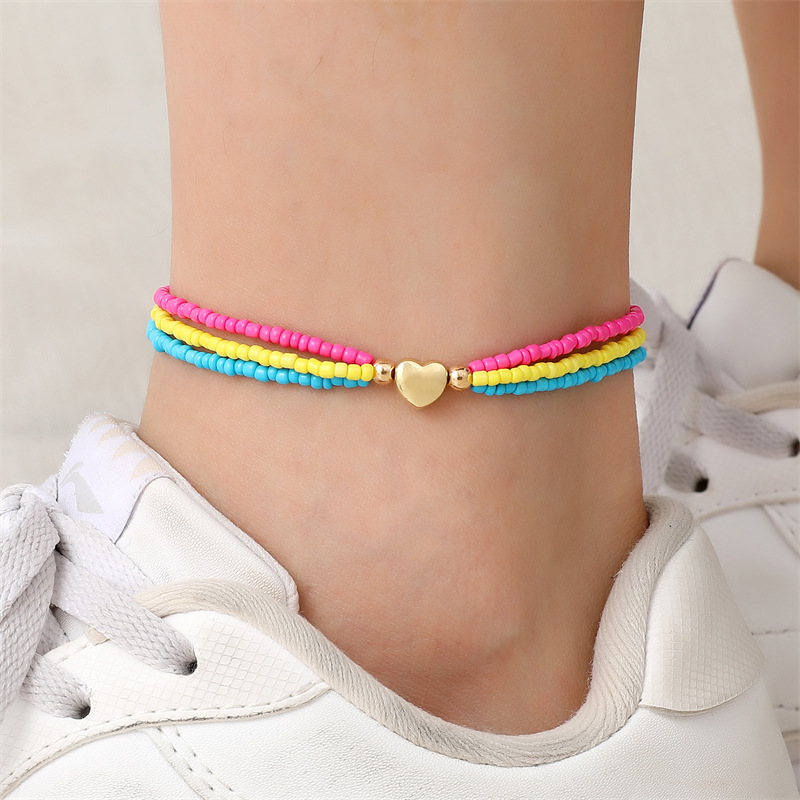 8:blue anklet