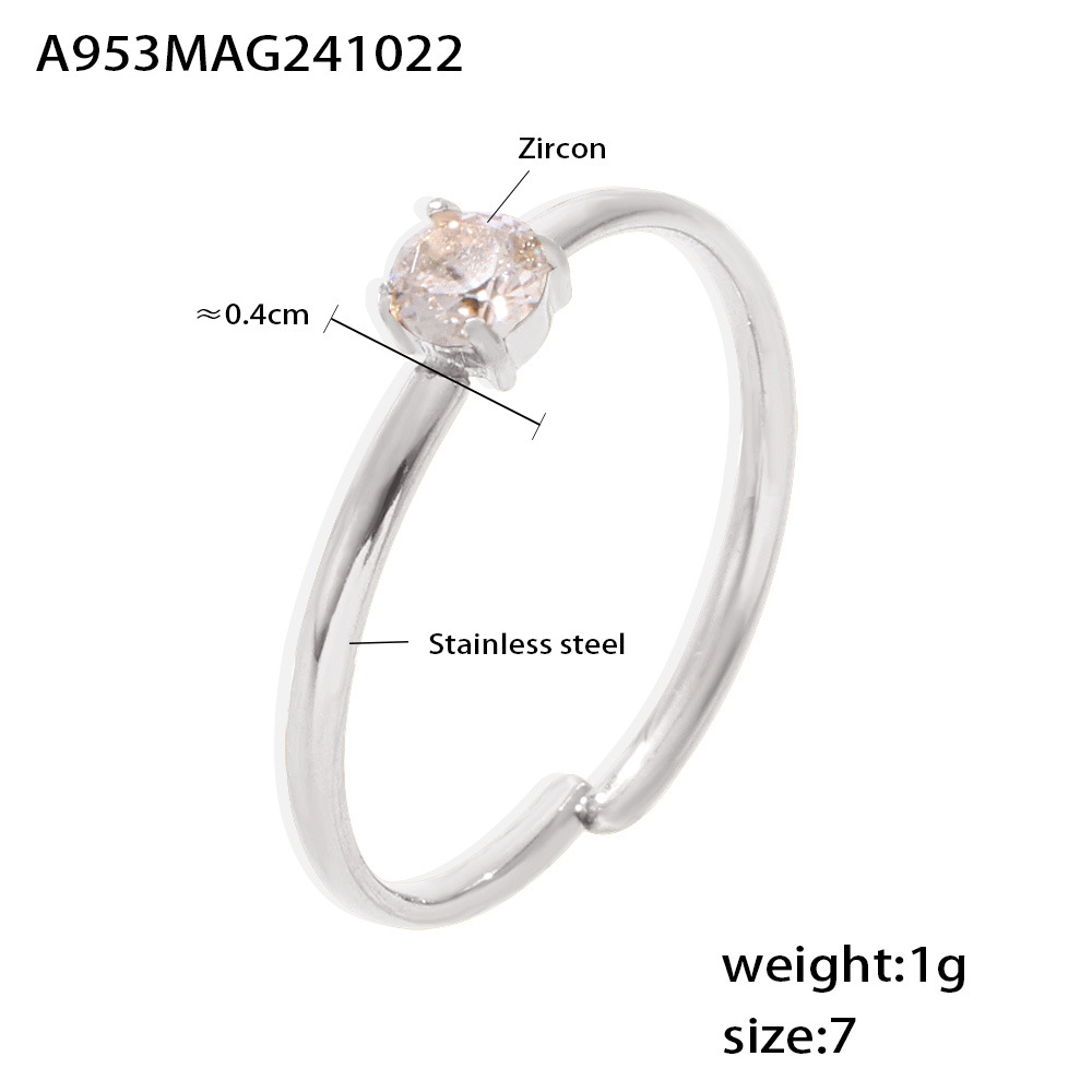 1:Steel white zircon