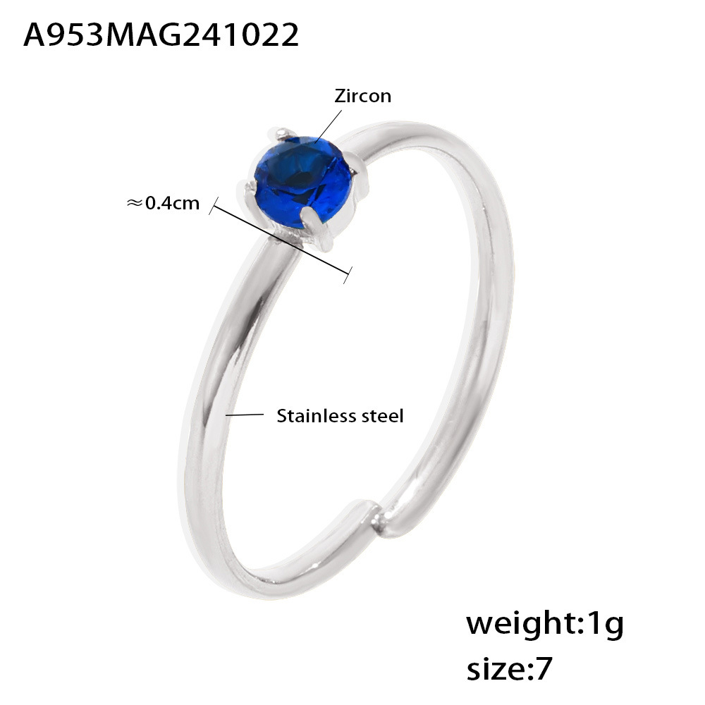 5:Steel blue zircon