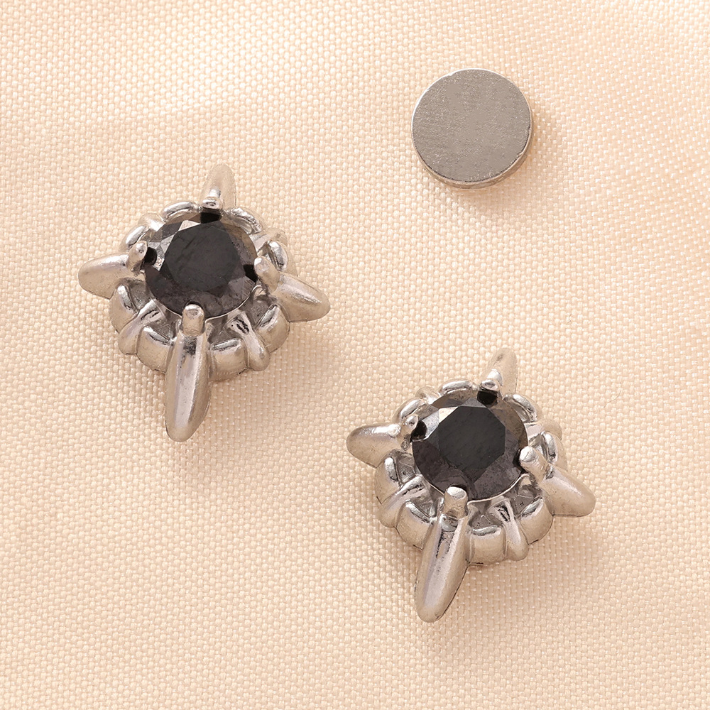 Steel black zircon