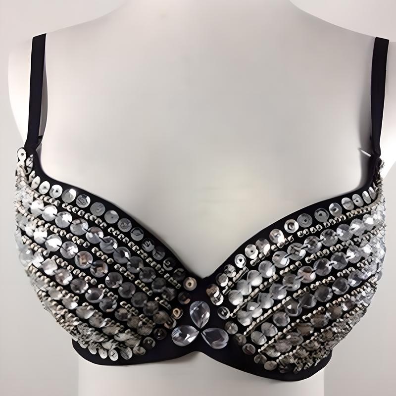 Fine diamond bra