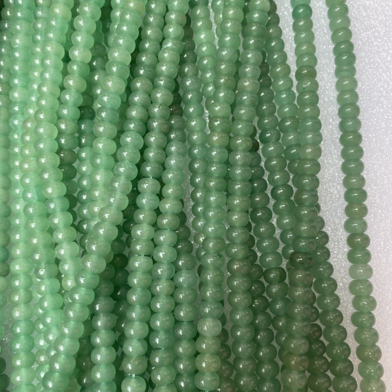 Green Aventurine 4X6mm about 98-100 pieces