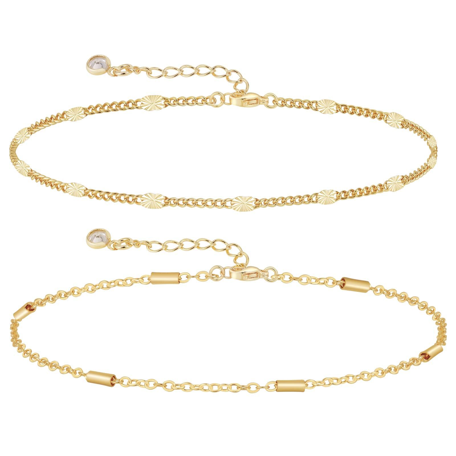 6:Gold 2-piece set - square tube