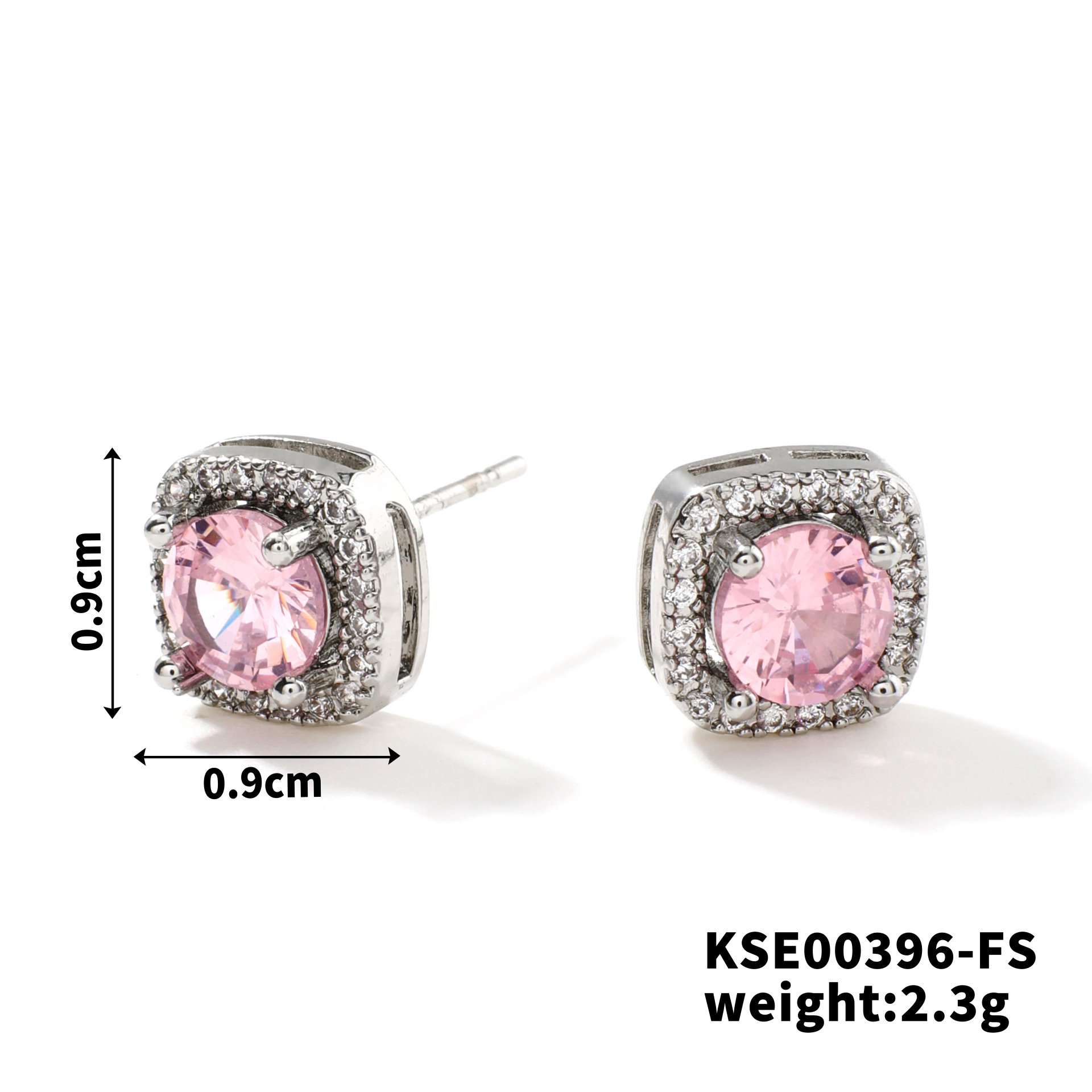 White k pink diamond