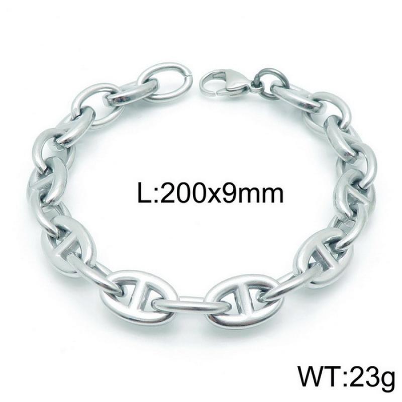 2:Steel-colored bracelet KB144251-Z