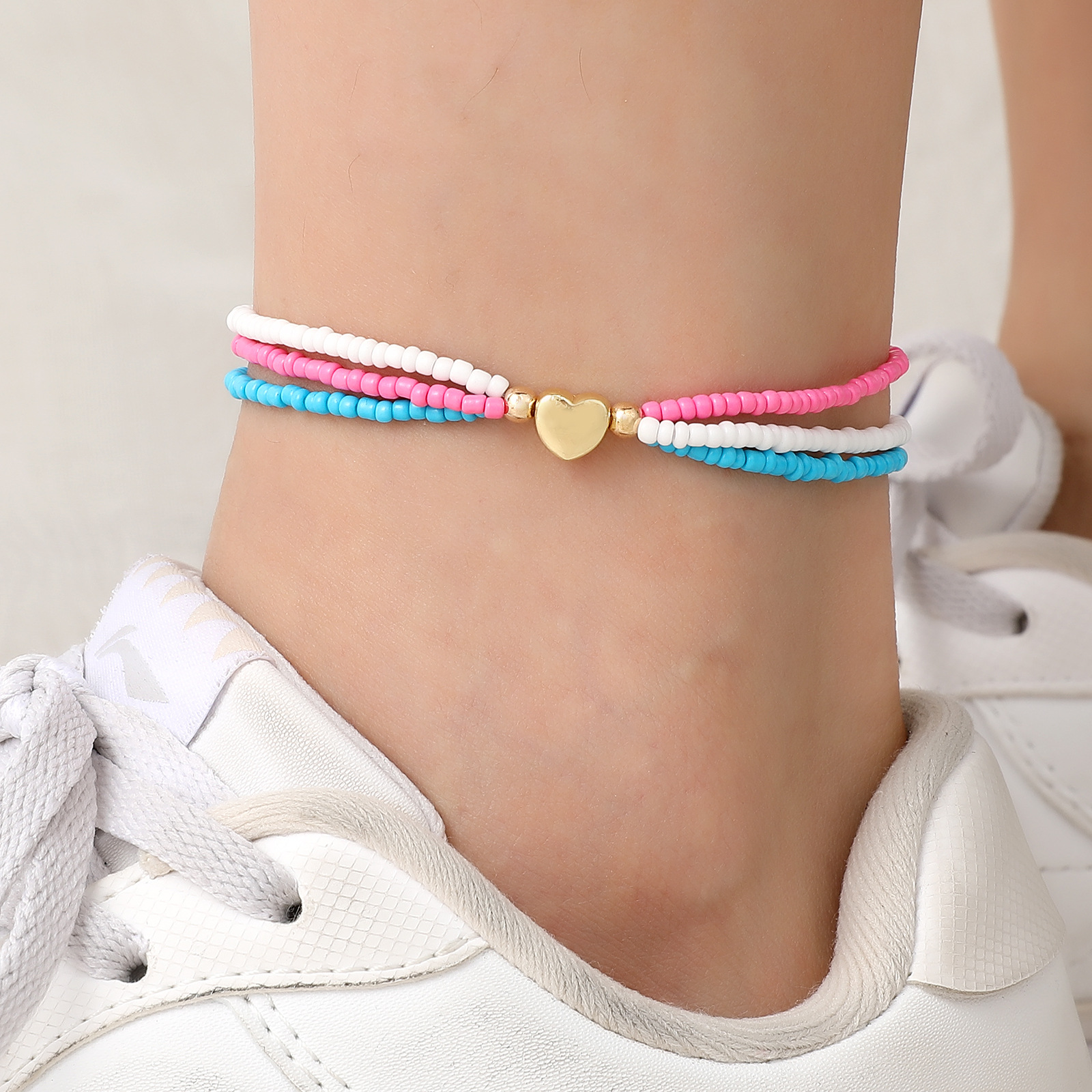 4:pink anklet