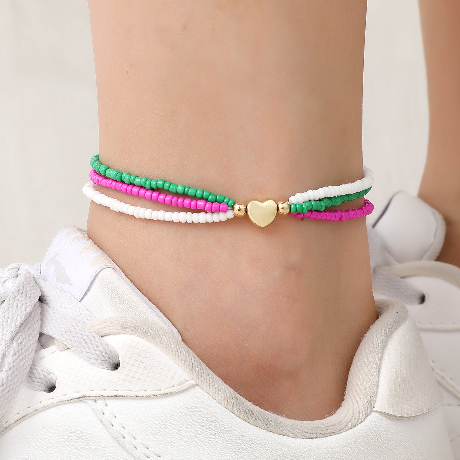 10:green anklet